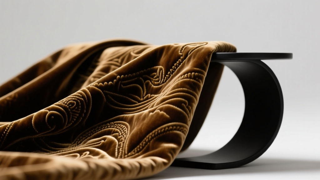 Stamped Velvet Explained: Luxury, Structure & Sourcing Truths