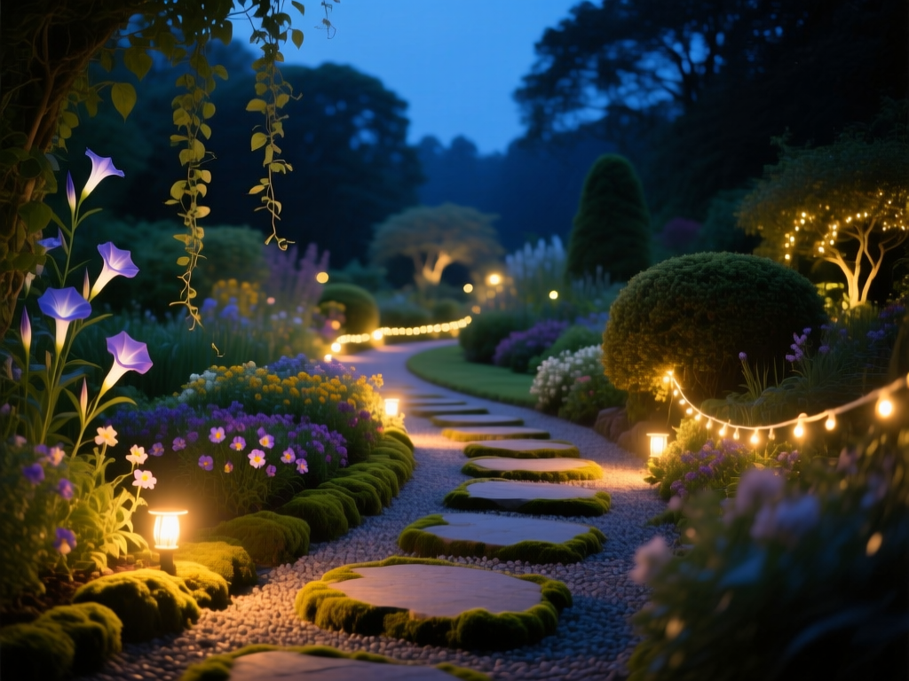 Garden path lighting