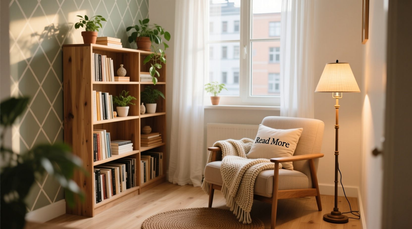 how to build a cozy reading nook in a tiny apartment corner