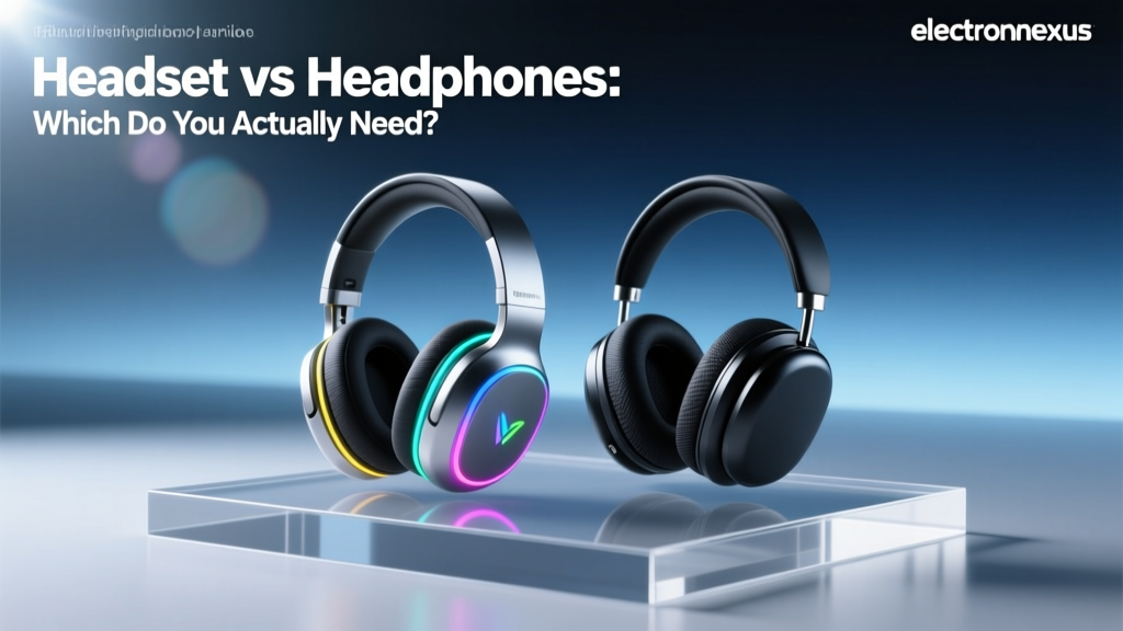 Headset vs Headphones: Which Do You Actually Need?