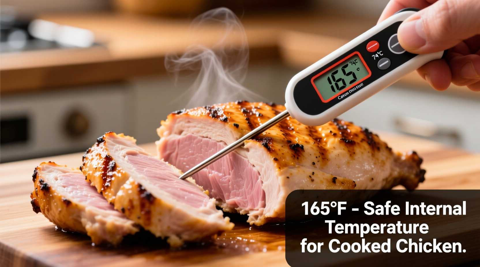 what is the temperature of cooked chicken