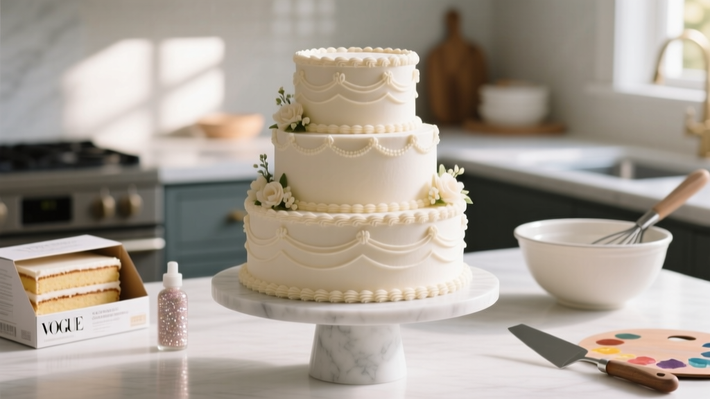 How to Make a Wedding Cake from Store-Bought Cakes
