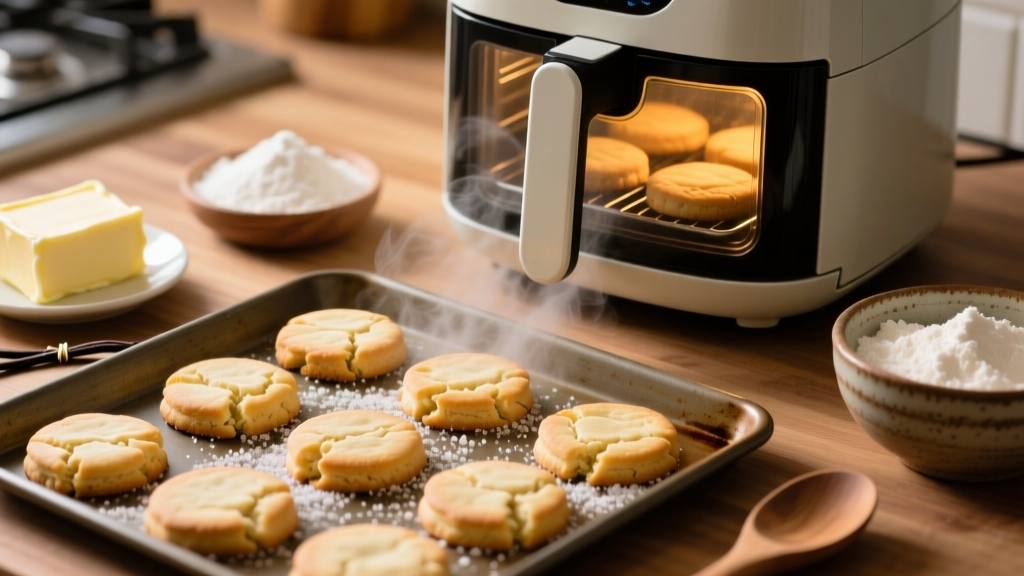 Air Fryer Shortbread Cookies: Crispy, Buttery & Oil-Free
