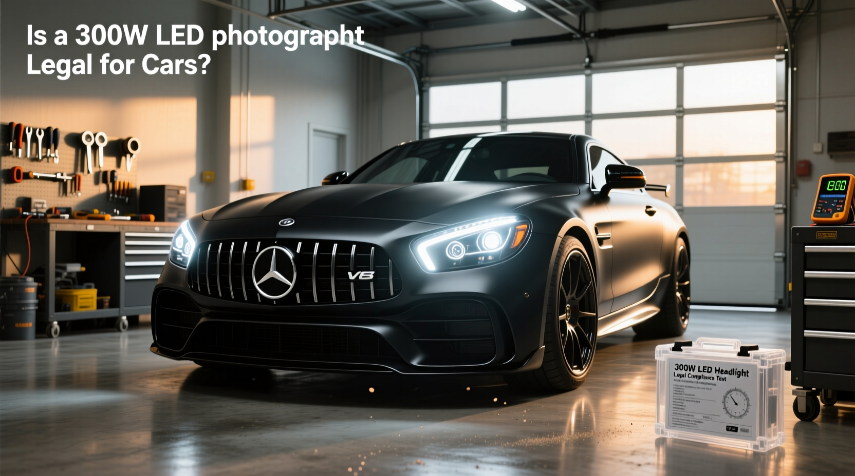 How to Choose V8 LED Headlight: Is a 300W LED Headlight Legal for Cars?