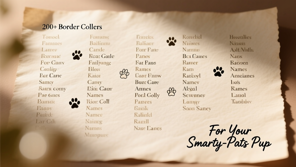 200+ Border Collie Names for Your Smarty-Pants Pup