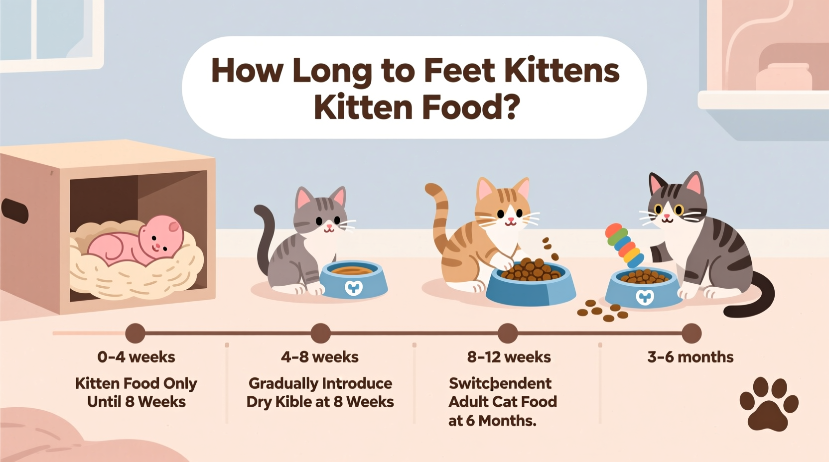 How Long to Feed Kittens Kitten Food: 12-Month Standard Explained