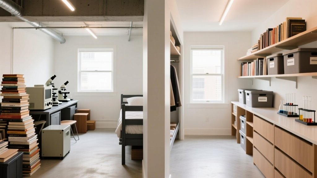 How to Declutter a Basement Full of College Textbooks, La...