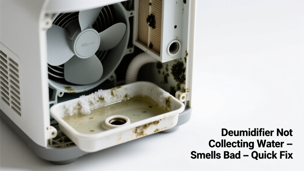 Dehumidifier Not Collecting Water & Smells Bad: Quick Fix