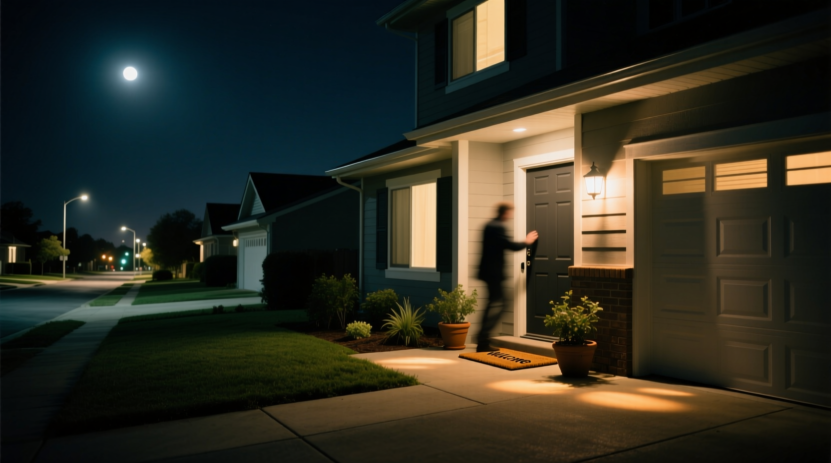 should you leave exterior lights on overnight
