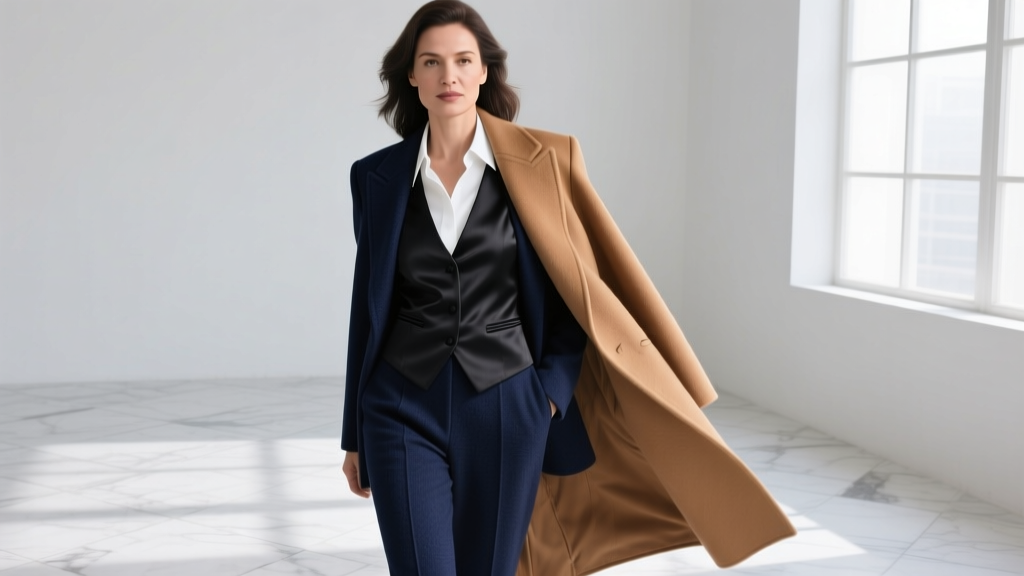 How to Layer a Suit with Vest & Overcoat