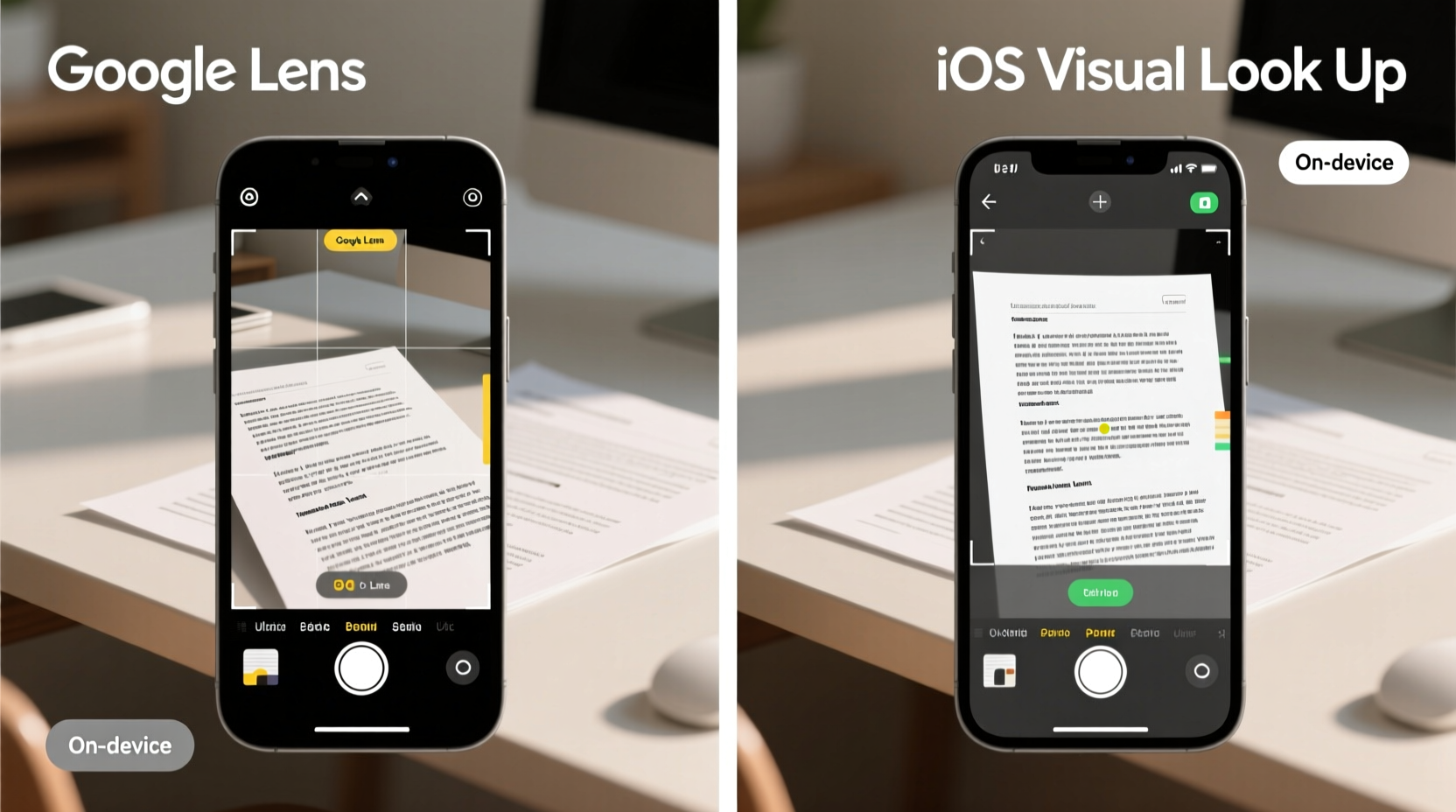 Google Lens vs iOS Visual Look Up: Which Preserves Formatting Better?