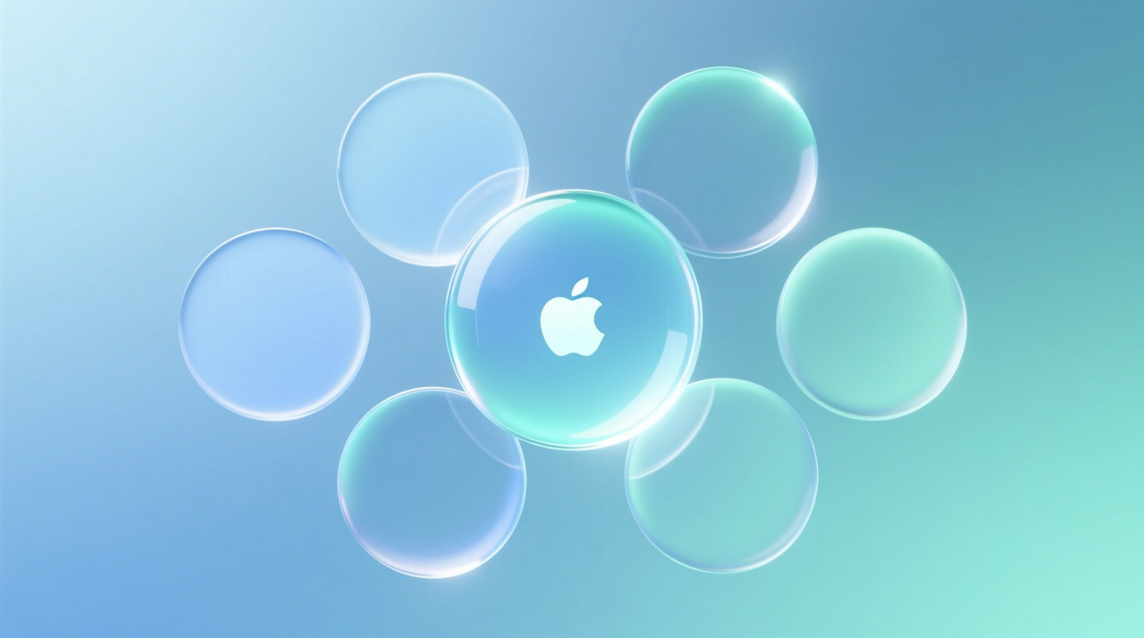 the glass circles home screen
