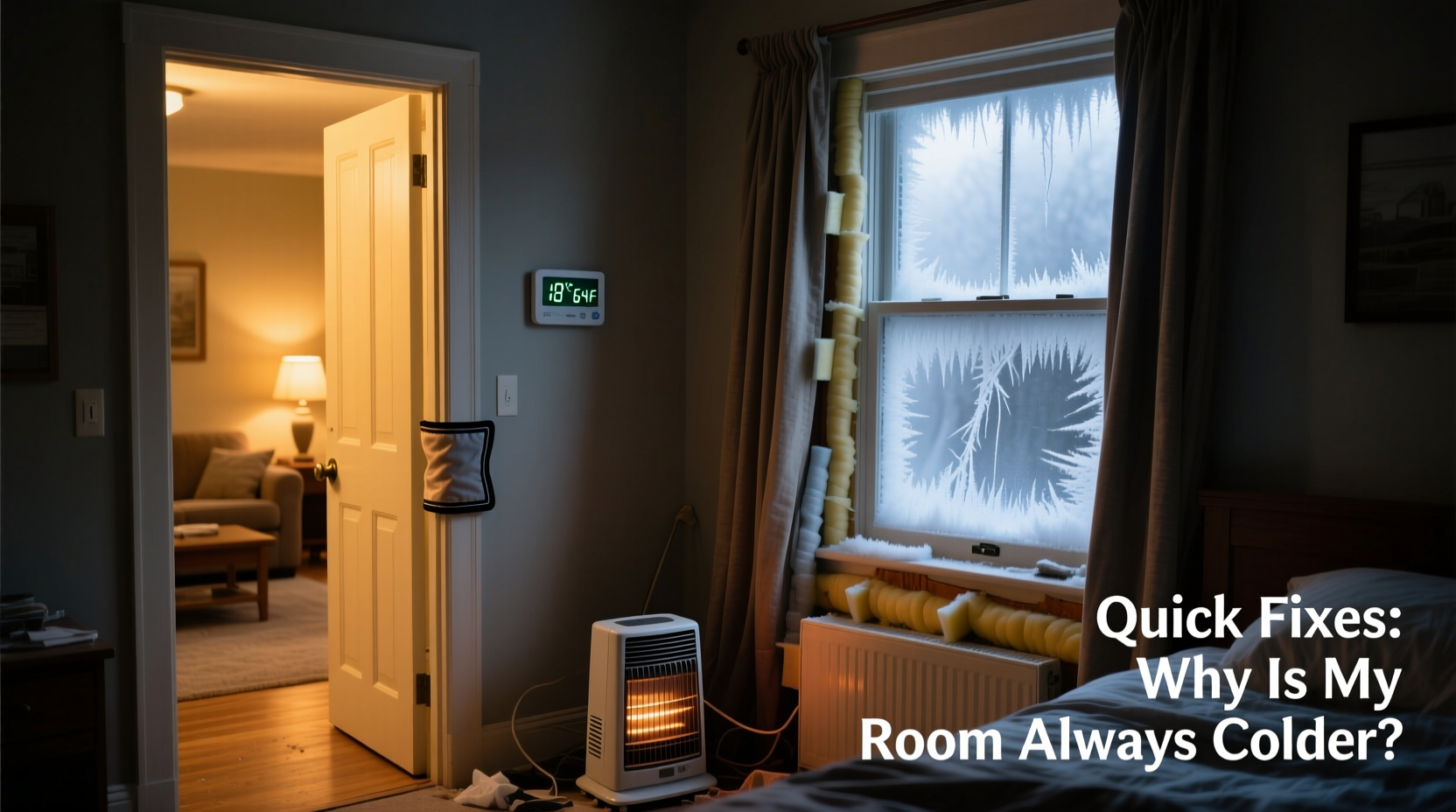 why is my room always colder than the rest of the house quick fixes