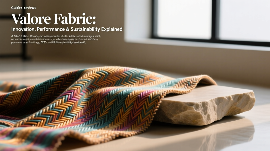 Valore Fabric: Innovation, Performance & Sustainability Explained
