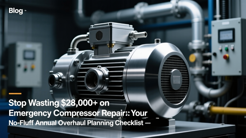 Refrigeration Compressor Overhaul Planning Checklist