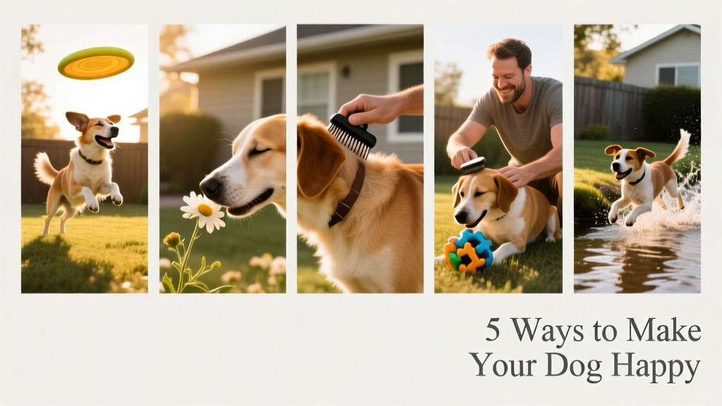 5 ways to make your dog happy