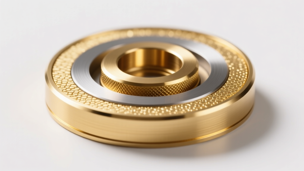 Cross-section diagram showing flash gold plating over a brass base metal, highlighting the thin micron layer and alloy core structure.