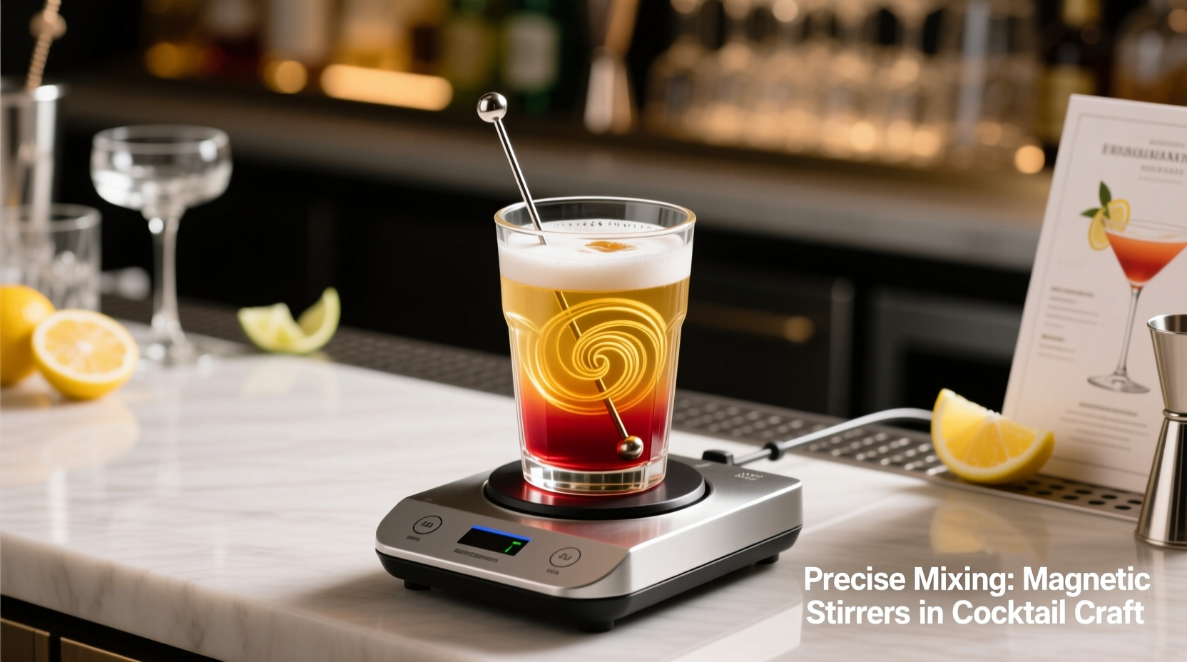 are magnetic stirrers useful for precise cocktail mixing