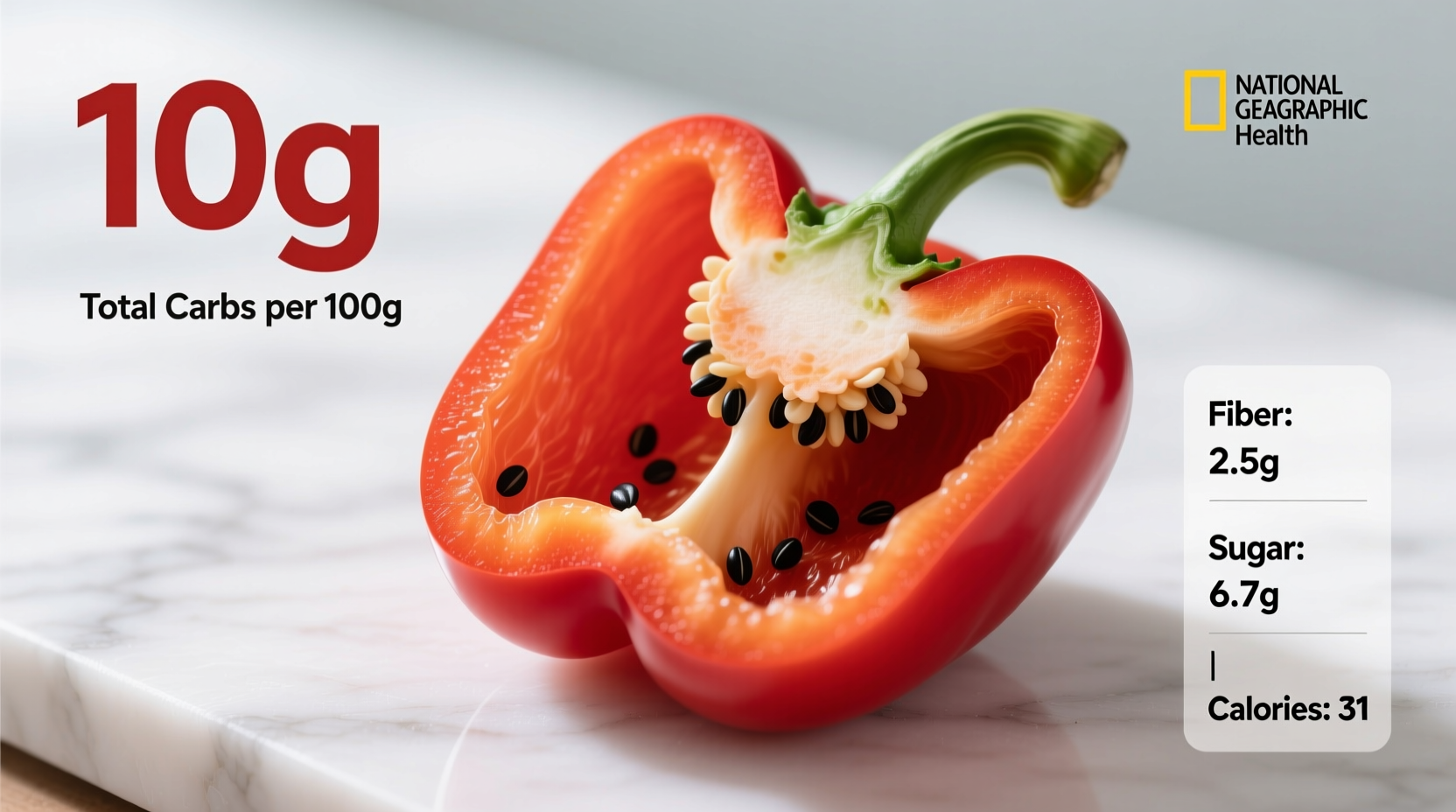 Kohlenhydrate in Paprika: Werte nach Farbe & Diät-Tipps