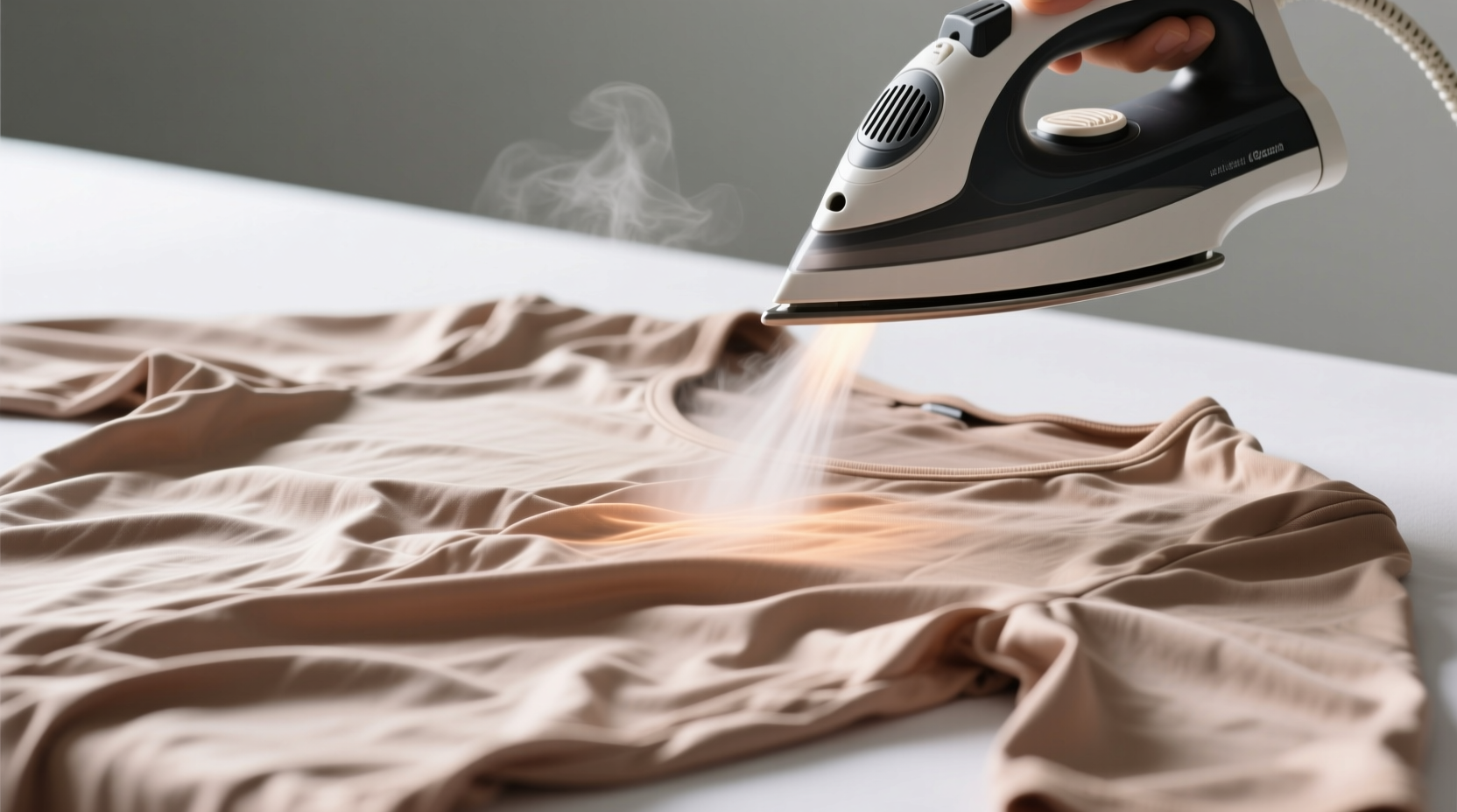 get wrinkles out of polyester