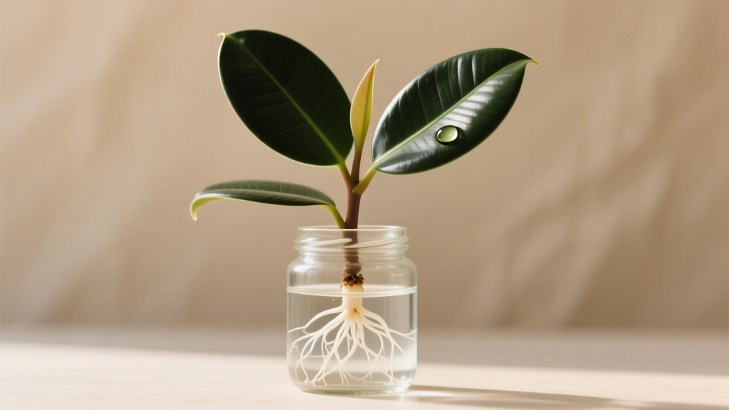 Rubber Plant Propagation in Water: How to Root & Transplant