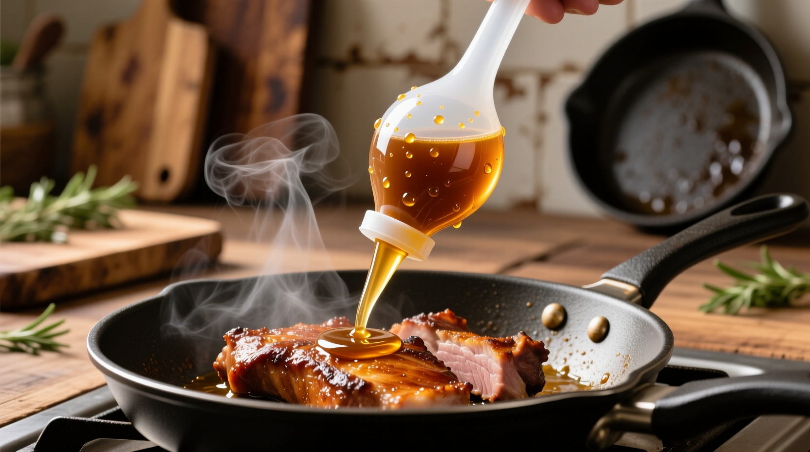 degrease sauces and meats with a turkey baster