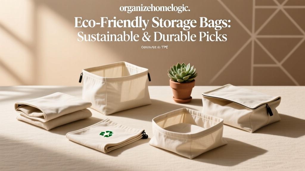 Eco-Friendly Storage Bags: Sustainable & Durable Picks
