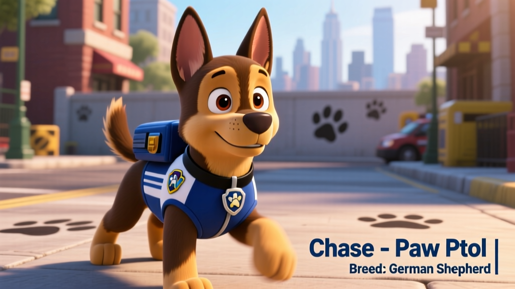 What Breed of Dog Is Chase From Paw Patrol? Cartoon Dogs Presented