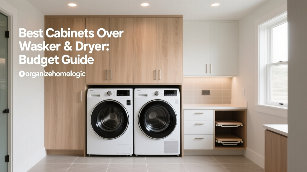 Best Cabinets Over Washer & Dryer: Budget Guide