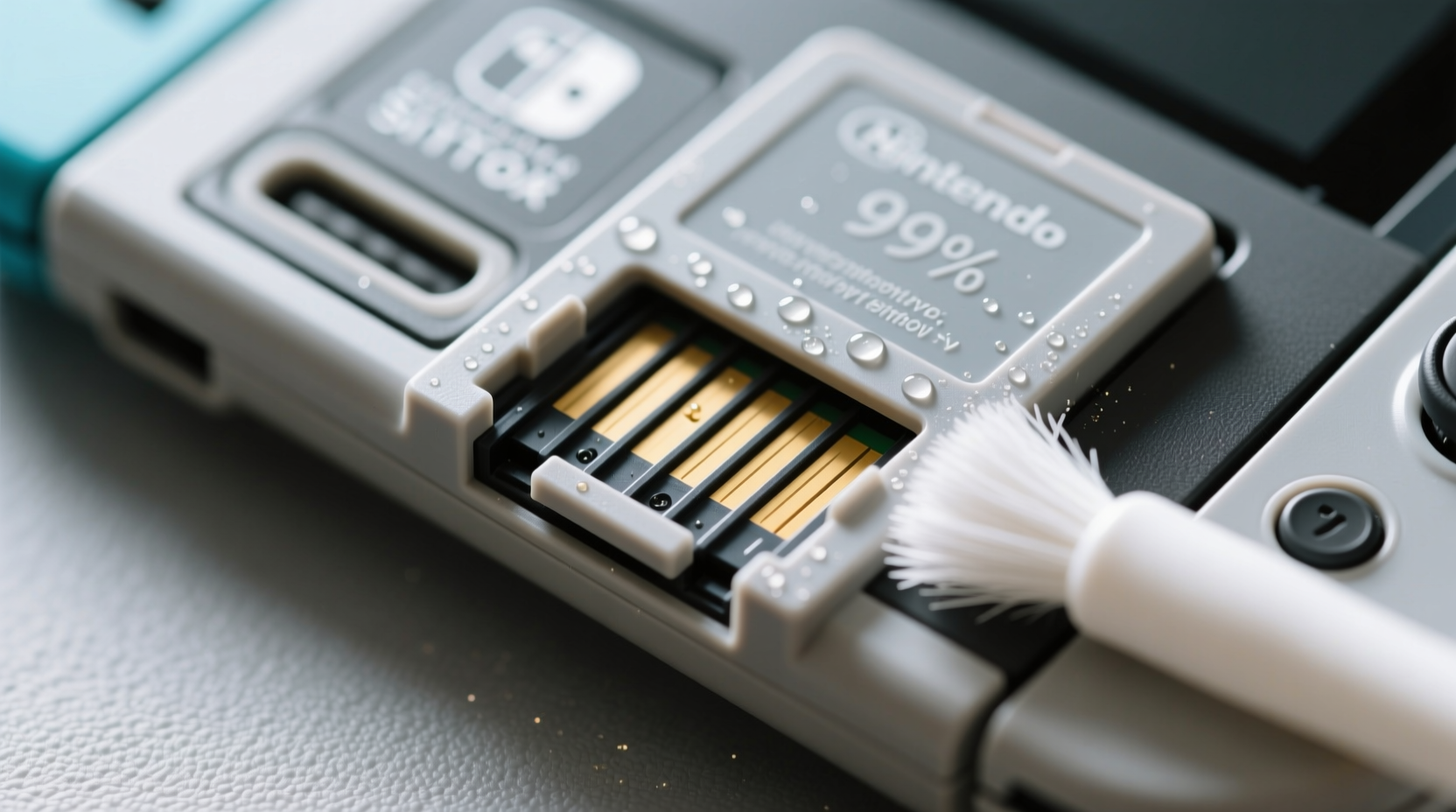how to clean a nintendo cartridge slot safely