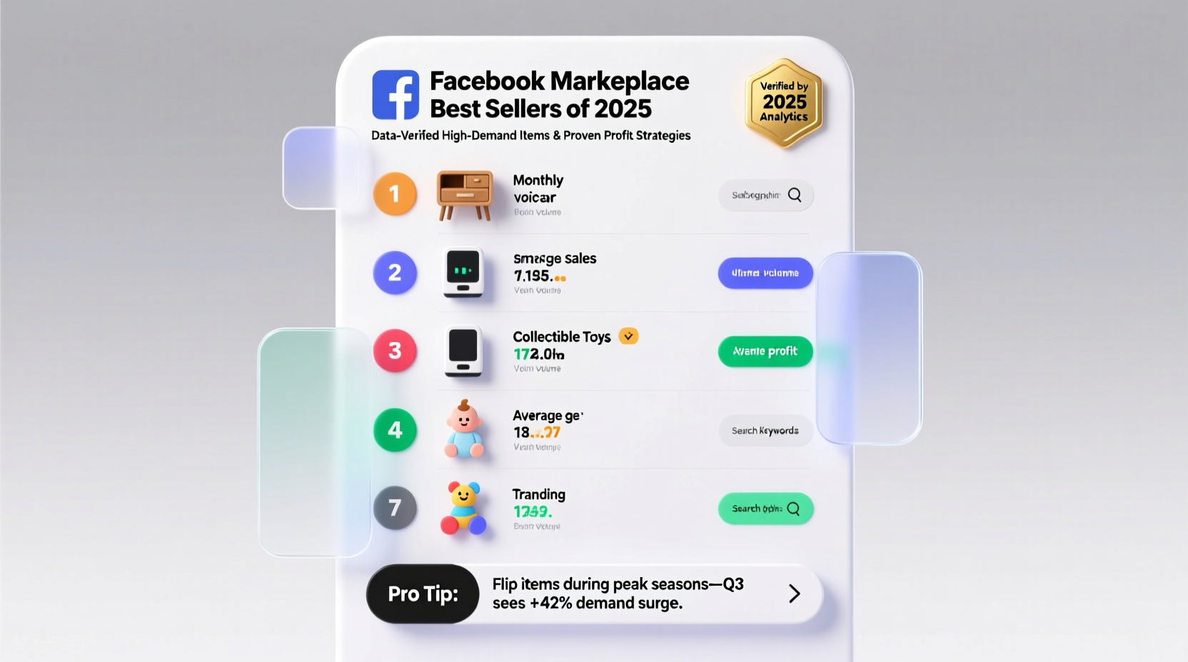 best selling items on facebook marketplace