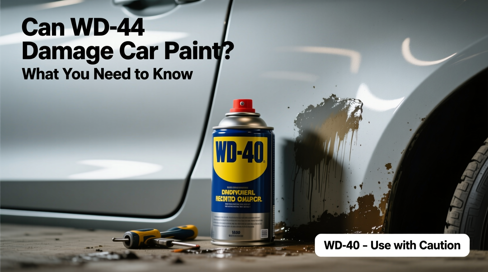 can wd 40 damage car paint