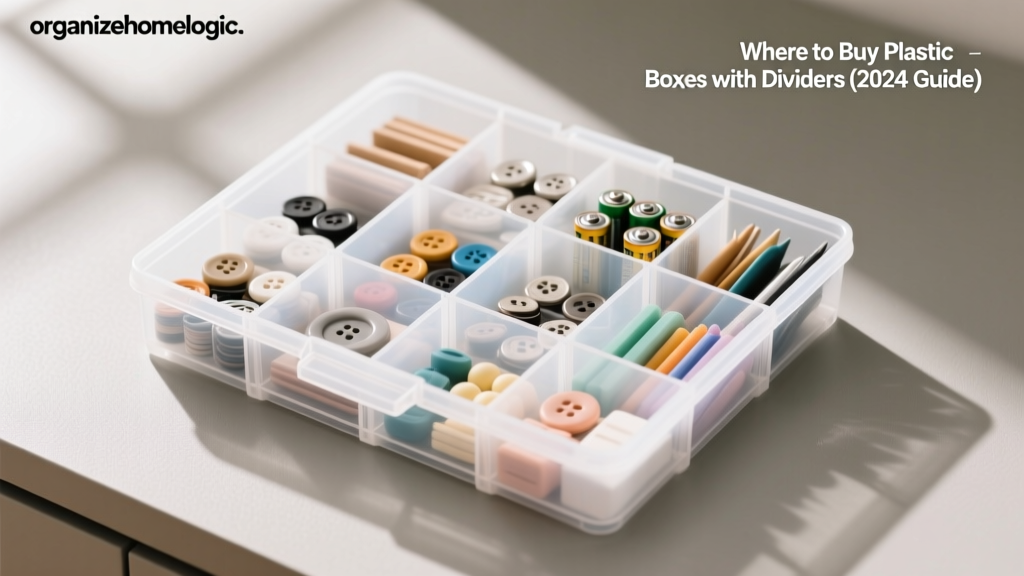 Where to Buy Plastic Boxes with Dividers (2024 Guide)