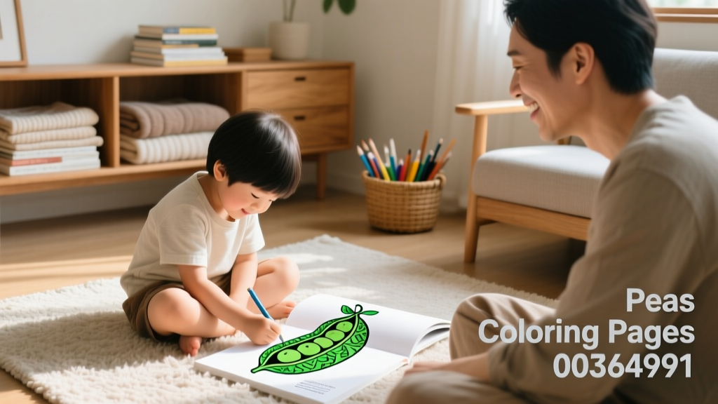 Peas Coloring Pages_00364991: Educational, Printable Resources for Early Learners (Ages 2–7)