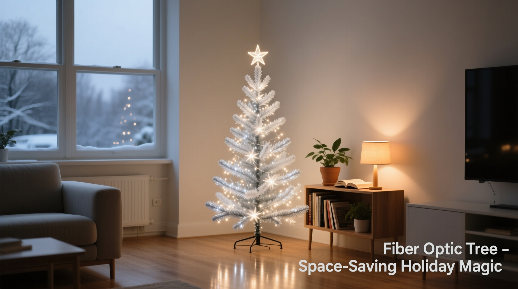 are fiber optic christmas trees worth it for apartments with space limits