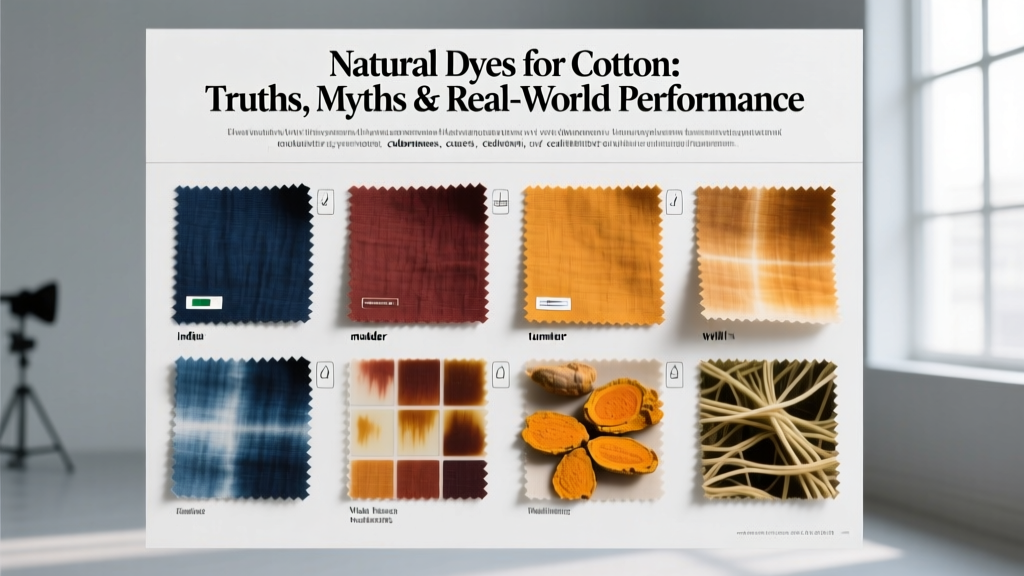 Natural Dyes for Cotton: Truths, Myths & Real-World Performance