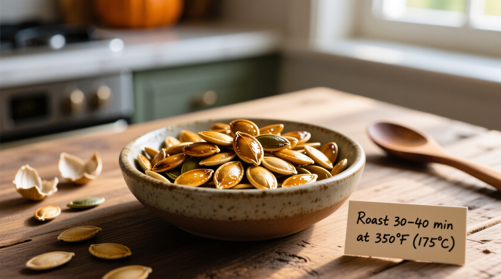 how long do you cook pumpkin seeds