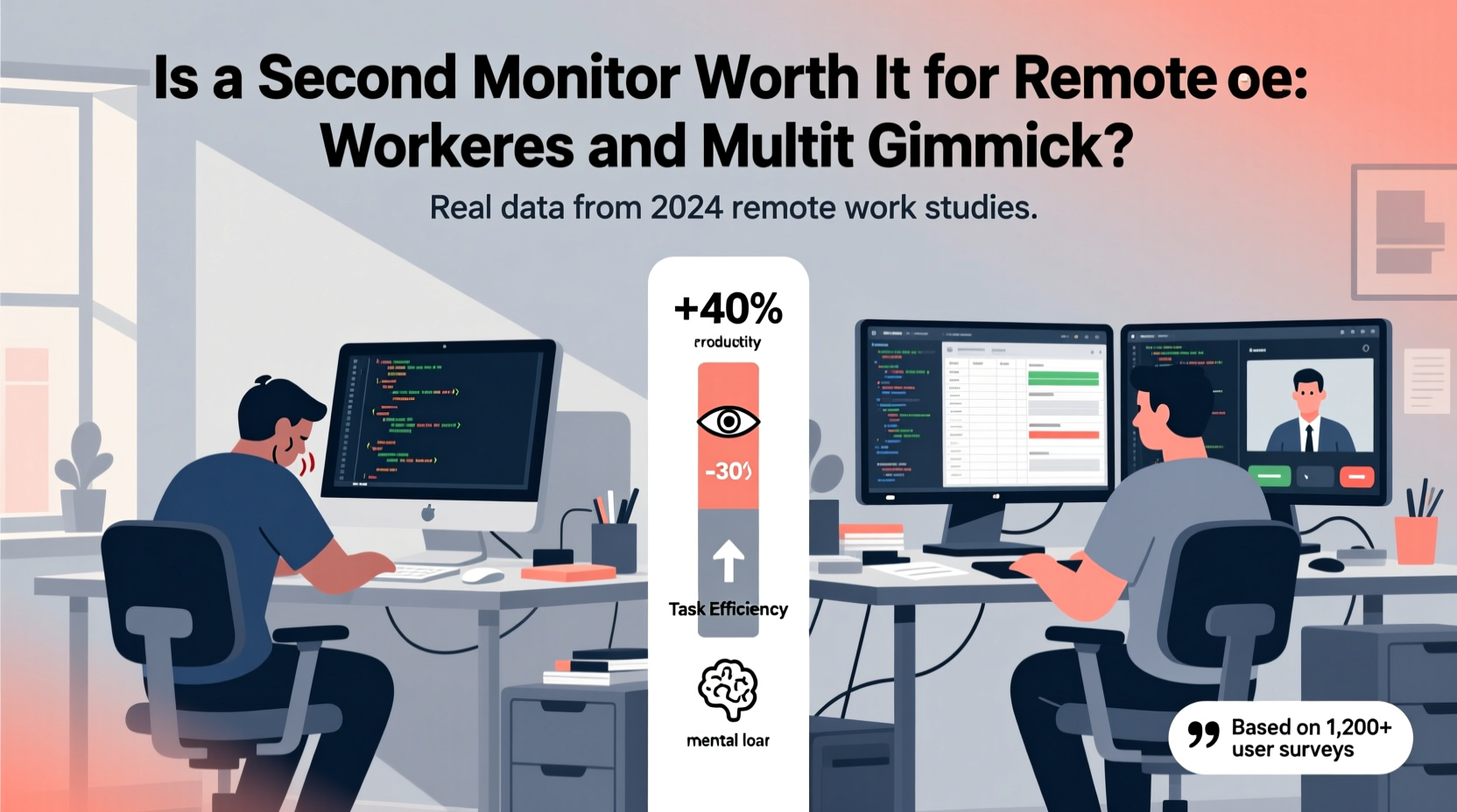 is a second monitor worth it for remote workers and multitaskers
