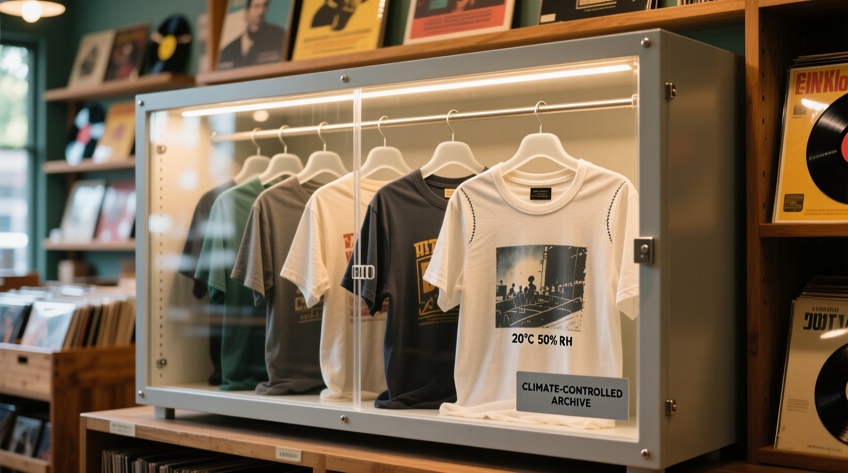 closet organization tips climate control for vintage tees
