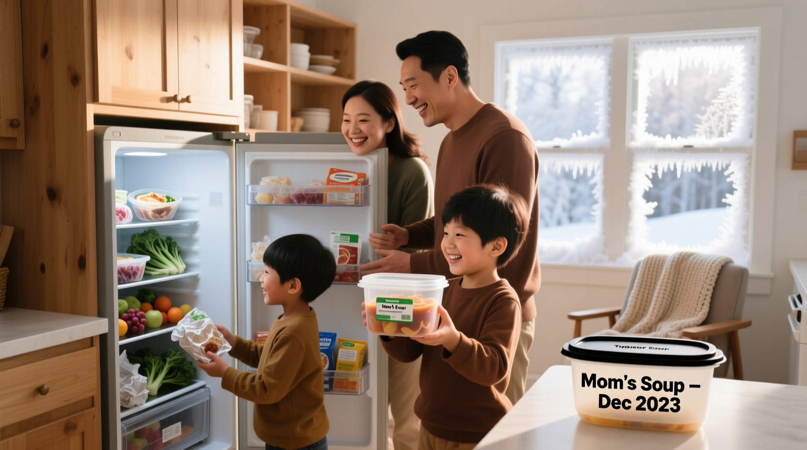 save money and use up food with a freezer cleanse every