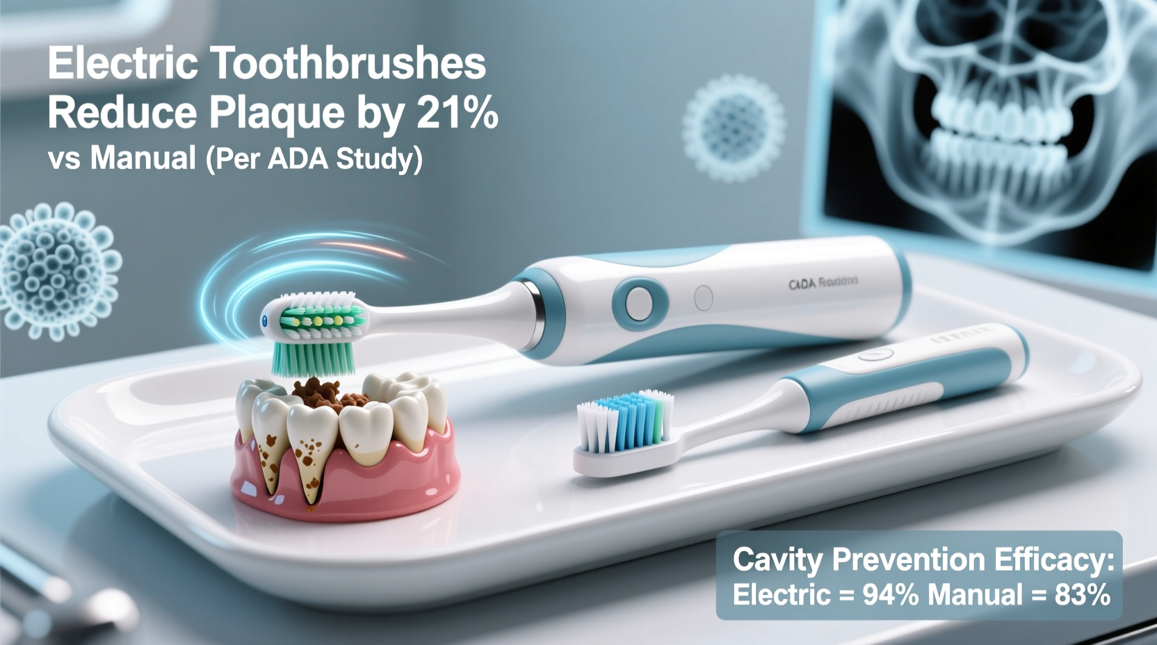 do electric toothbrushes prevent cavities better than manual ones