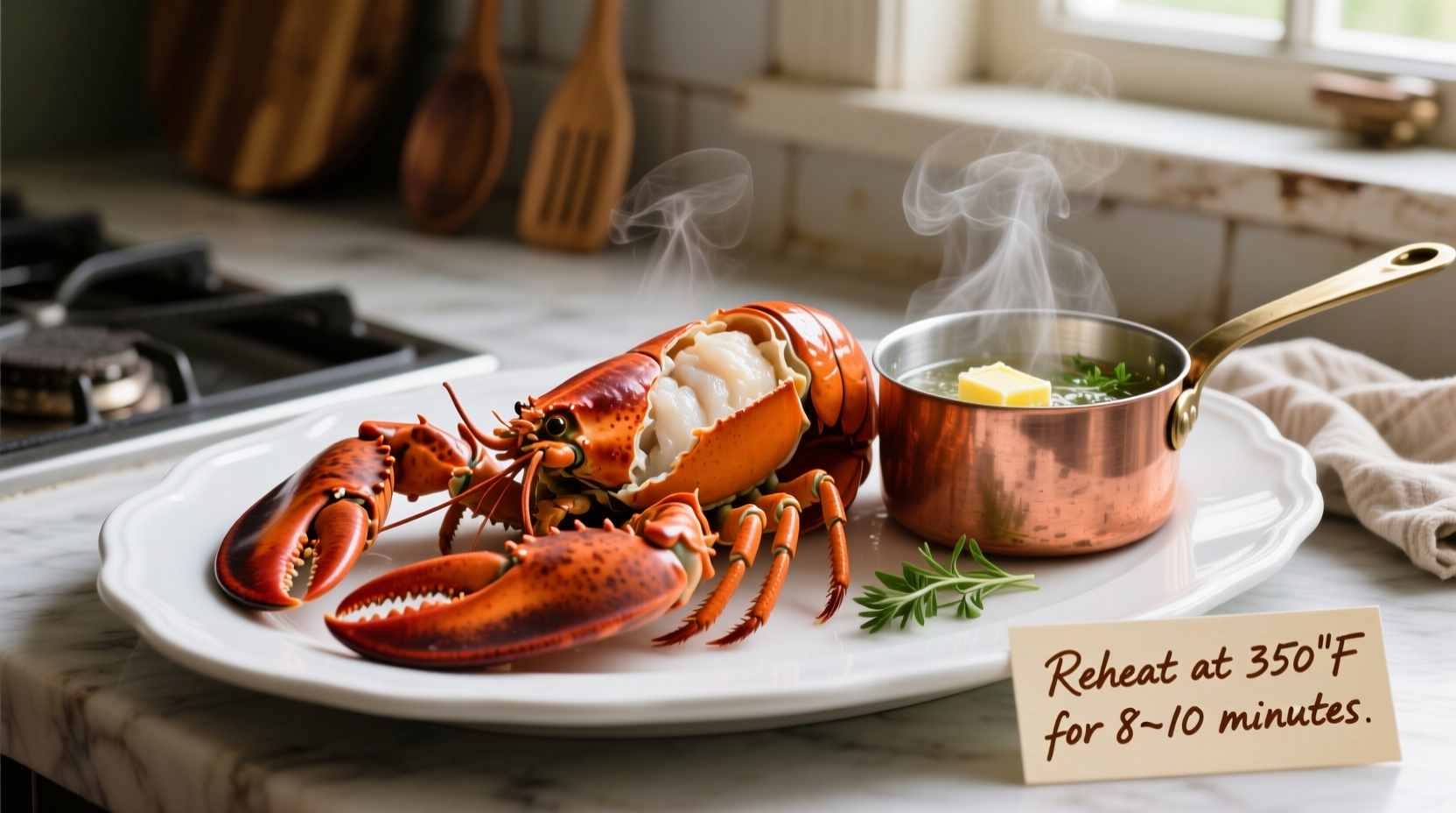 how to reheat cooked lobster