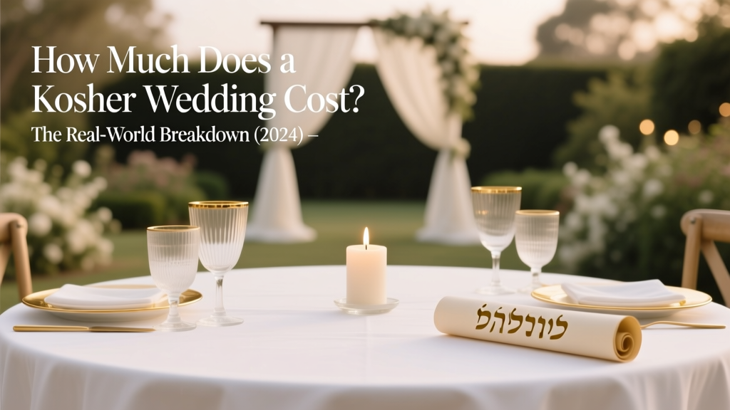 Kosher Wedding Cost Breakdown (2026)