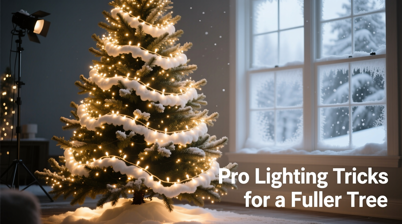 how to make your christmas tree look fuller with lighting tricks only pros know