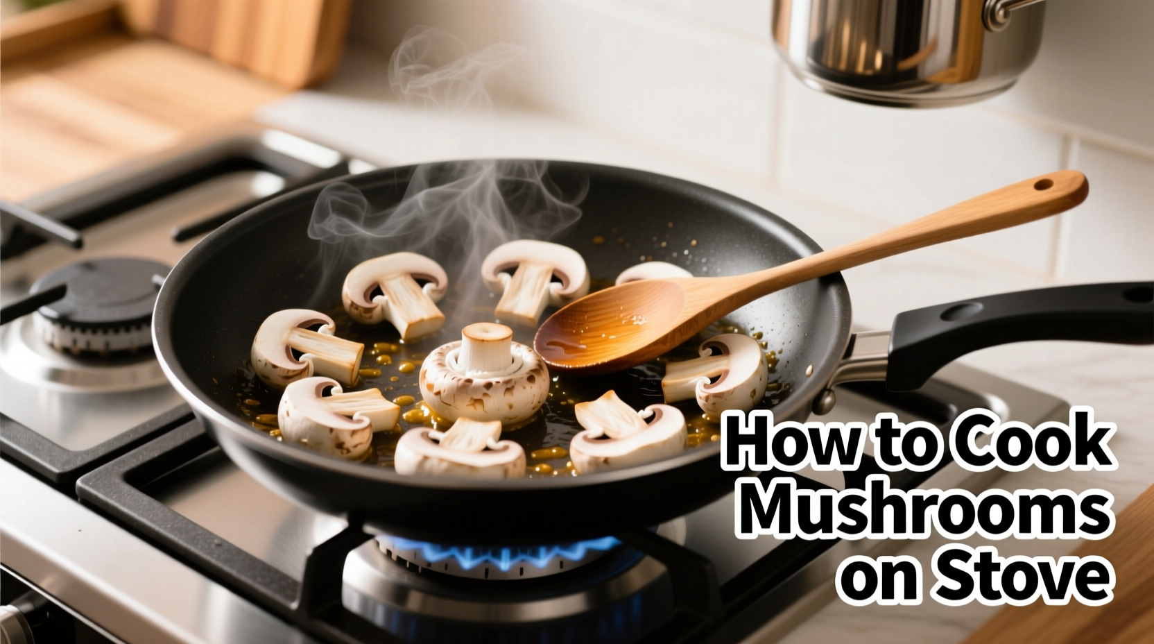 how to cook mushrooms on stove