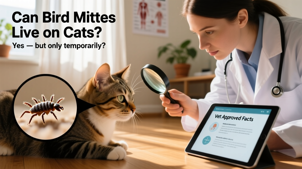 Can Bird Mites Live on Cats? Vet Approved Facts & Ways To Get Rid of Them