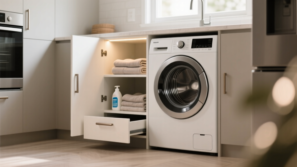 Small Cabinet for Washer & Dryer Gap: Real Solutions