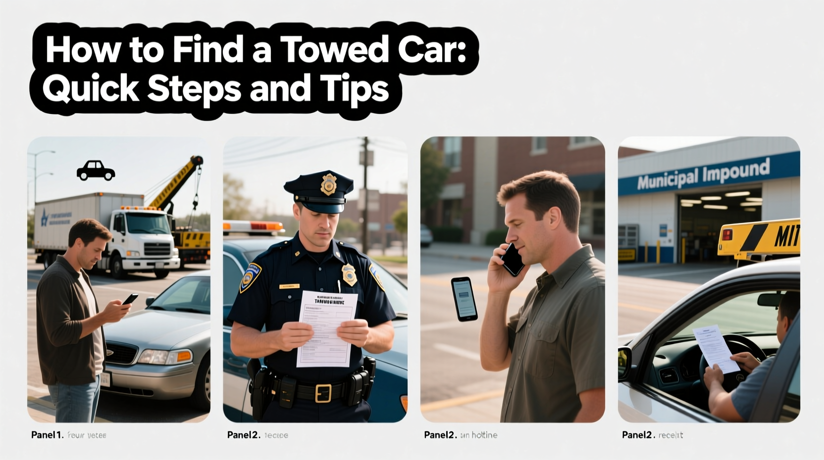 how to find car that was towed