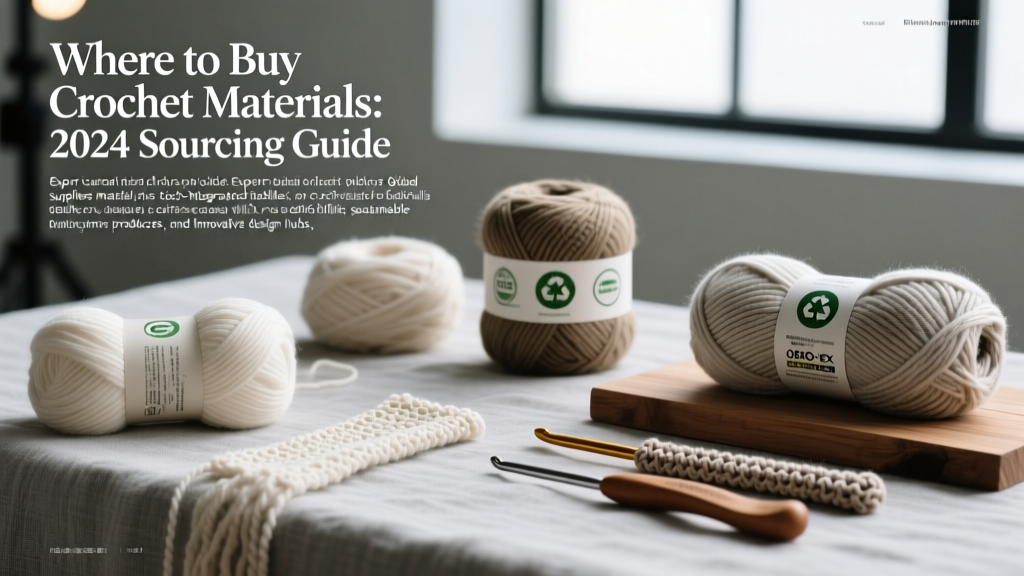 Where to Buy Crochet Materials: 2024 Sourcing Guide