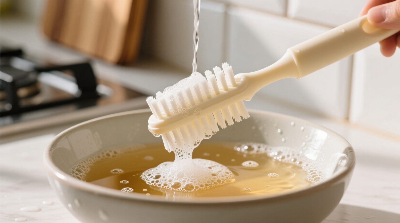 eco friendly cleaning tips silicone brush care